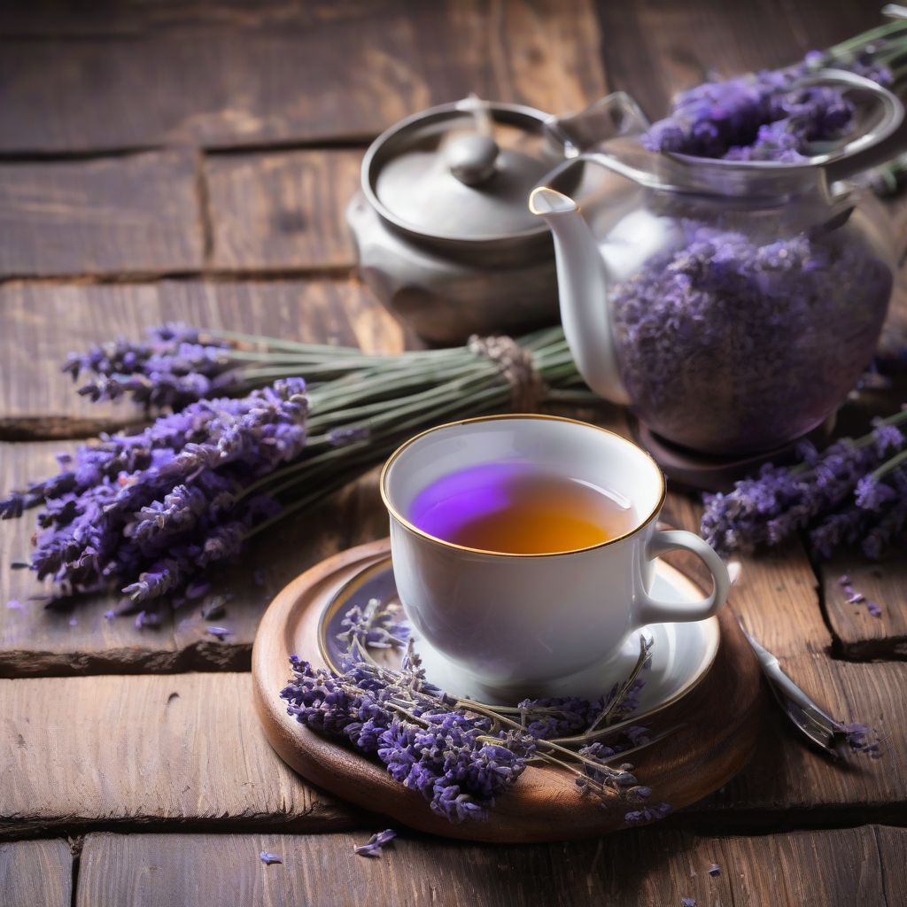 Lavender Tea Cup