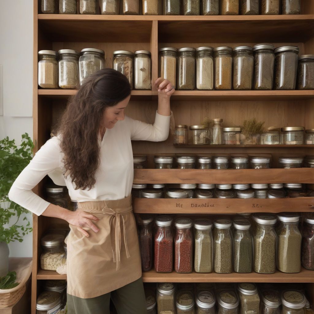 Storing Dried Herbs